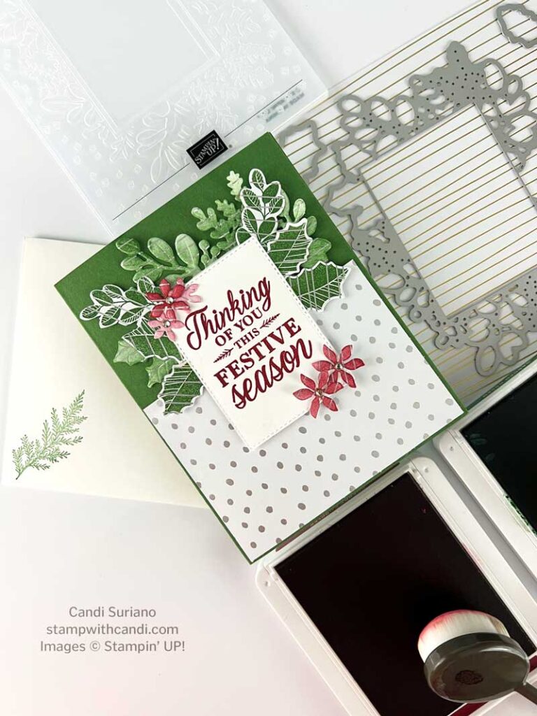 "Merriest Frames Flat, Candi Suriano, Stampin' Up!"