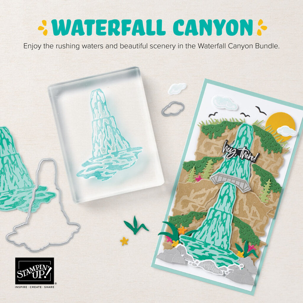 "Perfect Partners Waterfall Canyon, Stampin' Up!"