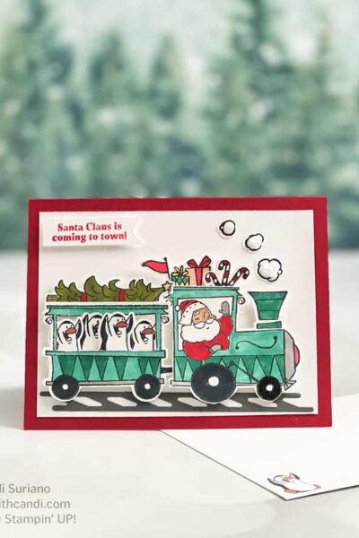 "Santa's Delivery, Candi Suriano, Stampin' Up!"