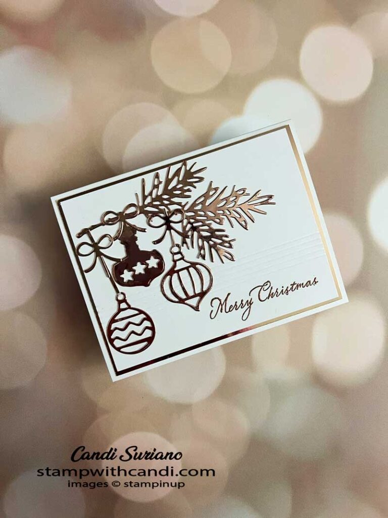 "Clean & Simple Decorated Pines, Candi Suriano, Stampin' Up!"