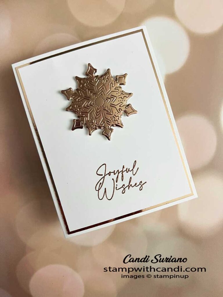 "Clean & Simple Joyful Flurries, Candi Suriano, Stampin' Up!"