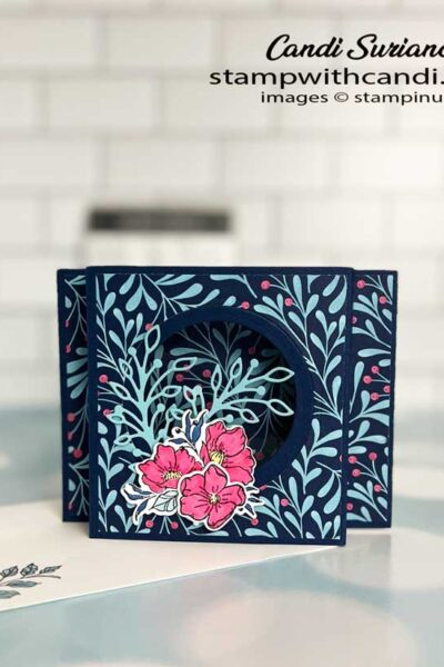 "Popup Window Card, Fitting Florets, Candi Suriano, Stampin' Up!"