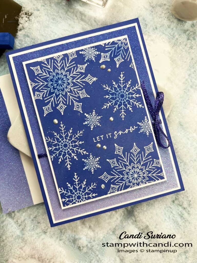 "Joyful Flurry Detail ,Candi Suriano, Stampin' Up!"