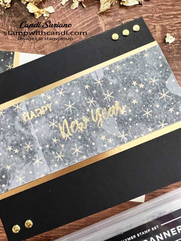"Winter Holiday Detail, Happy New Year, Candi Suriano, Stampin' Up!"