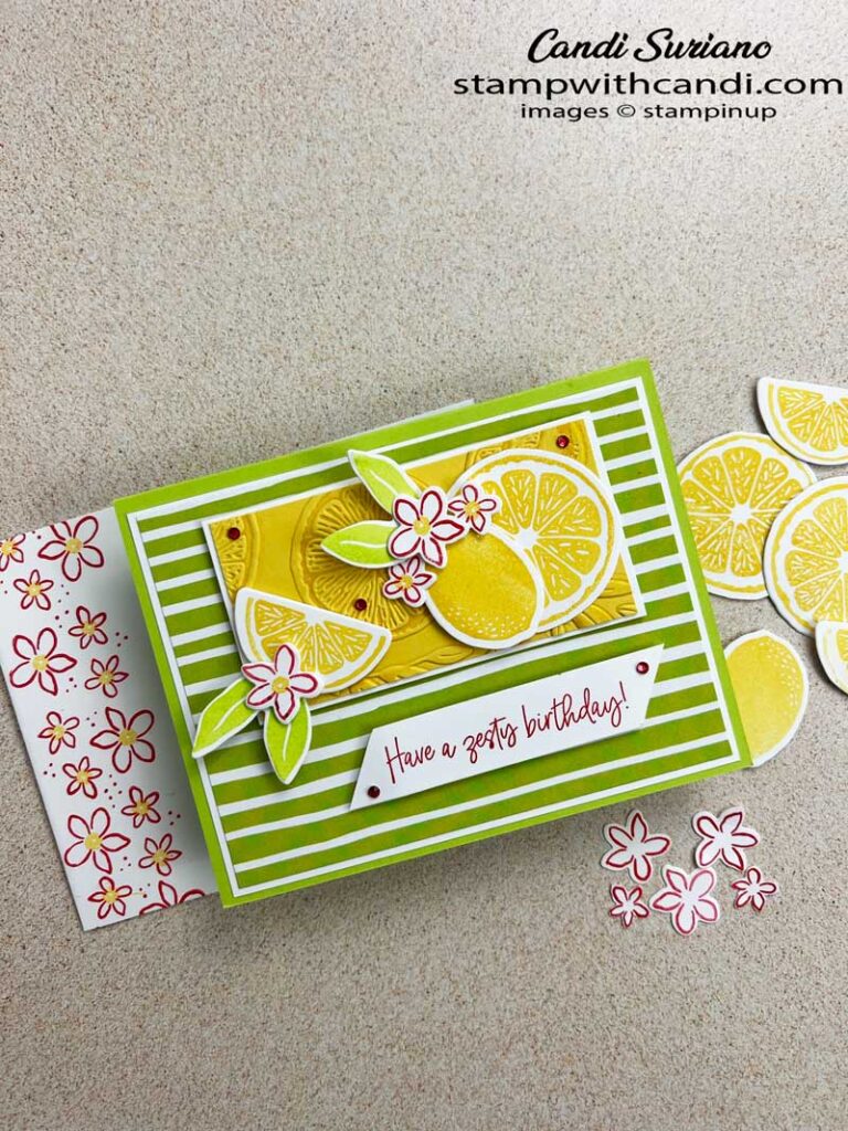 "Sweet Citrus Flat, Candi Suriano, Stampin' Up!"