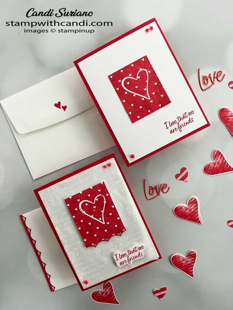 "Country Bouquet Valentine Both Flat, Candi Suriano, Stampin' Up!"