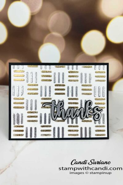 "Heat Embossing With Mask, Candi Suriano, Stampin' Up!"