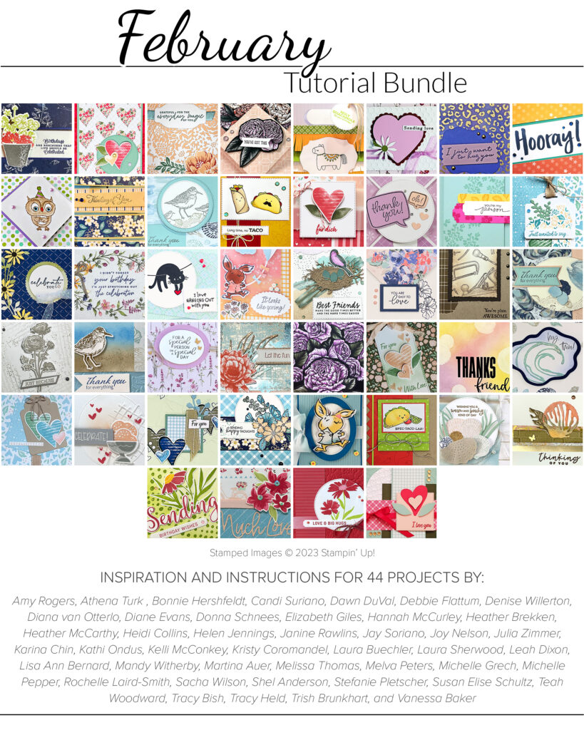 "February 2023 Tutorial Bundle, Candi Suriano, Crafty Collaborations"