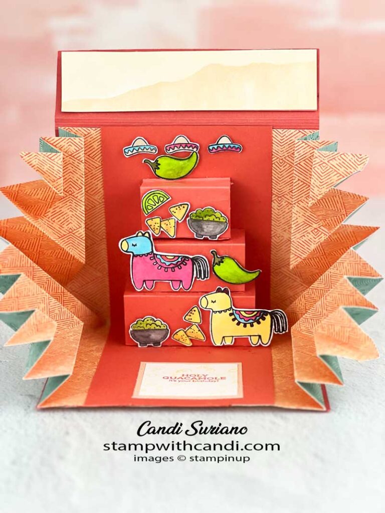 "Taco Fiesta Explosion Pop Inside, Candi Suriano, Stampin' Up!"