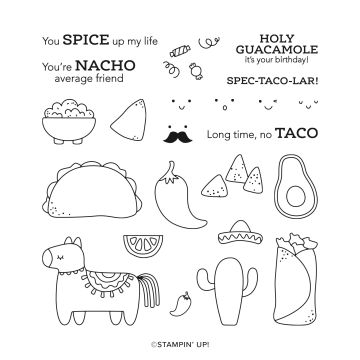 "Taco Fiesta Stamp Set, Stampin' Up!"