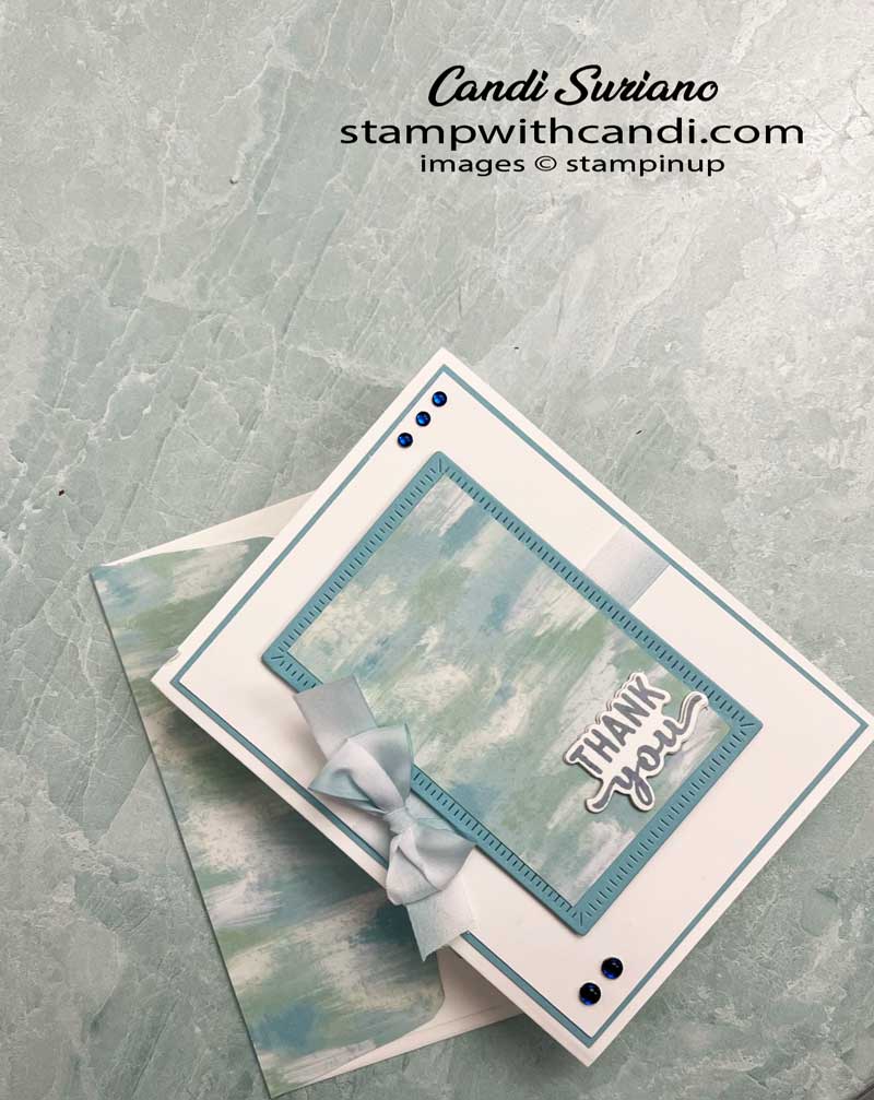 "By the Bay DSP Card 3, Candi Suriano, Stampin' Up!"