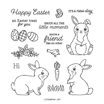 "Easter Bunny Stamp Set, Stampin' Up!"