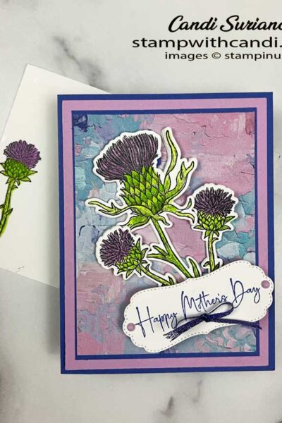 "Beautiful Thistle Flap, Candi Suriano, Stampin' Up!"