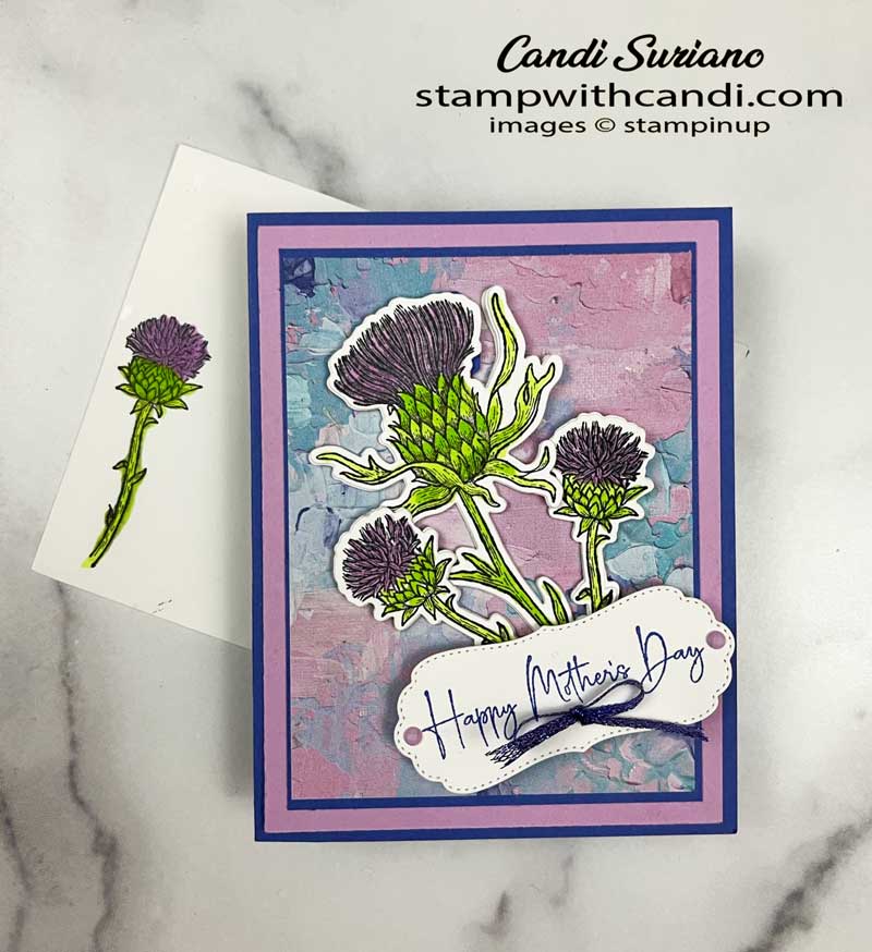 "Beautiful Thistle Flap, Candi Suriano, Stampin' Up!"