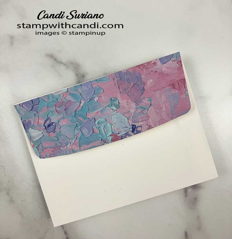 "Beautiful Thistle Envelope Flap, Candi Suriano, Stampin' Up!"