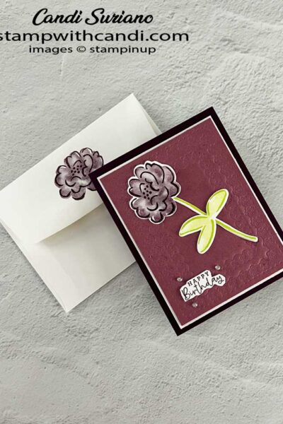 "Embossing with Dies, Candi Suriano, Stampin' Up!: