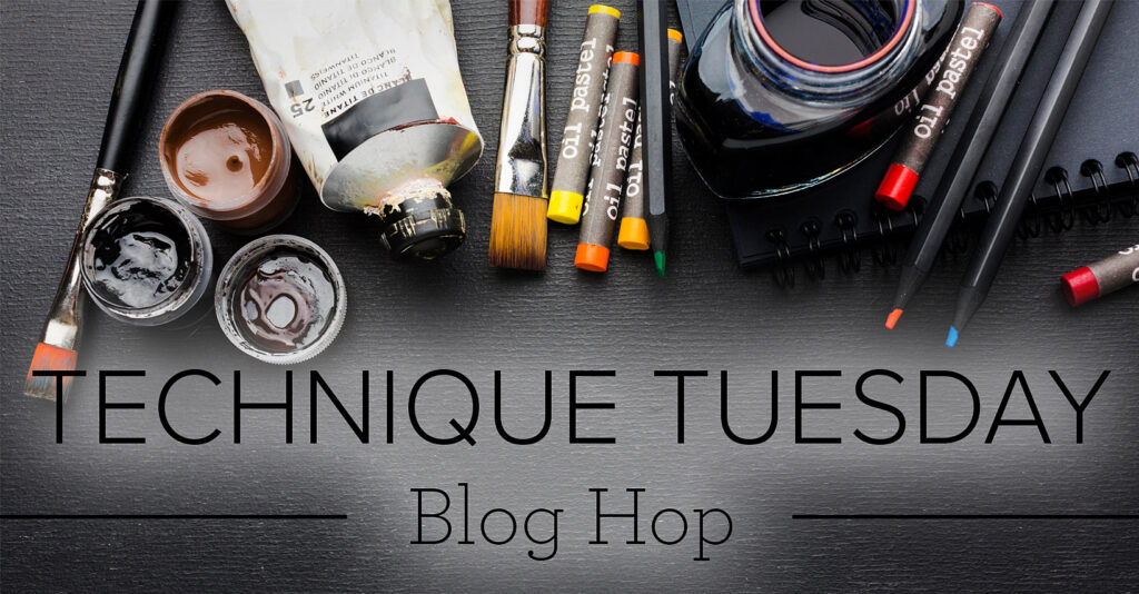 "Technique Tuesday Banner, Crafty Collaborations"